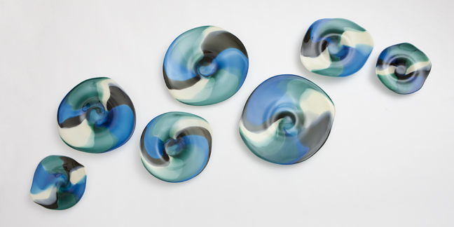 Nicholson Blown Glass The Blues